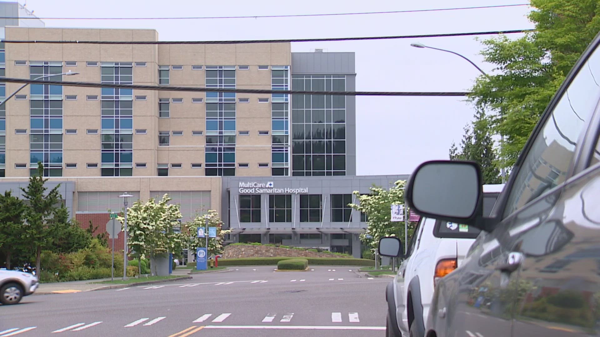 A foster parent left the child in a car outside MultiCare Good Samaritan Hospital in Puyallup for nine hours, according to police.
