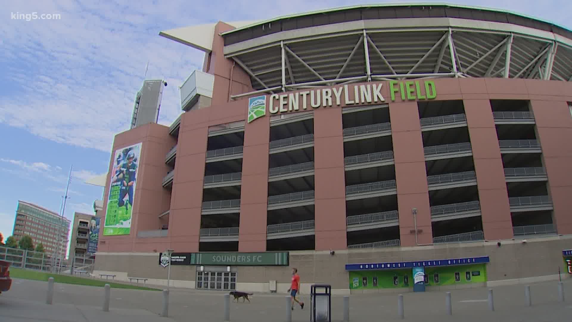 The team said that it will "follow the lead of public health and government officials" on whether to allow fans in CenturyLink Field the remaining five home games.