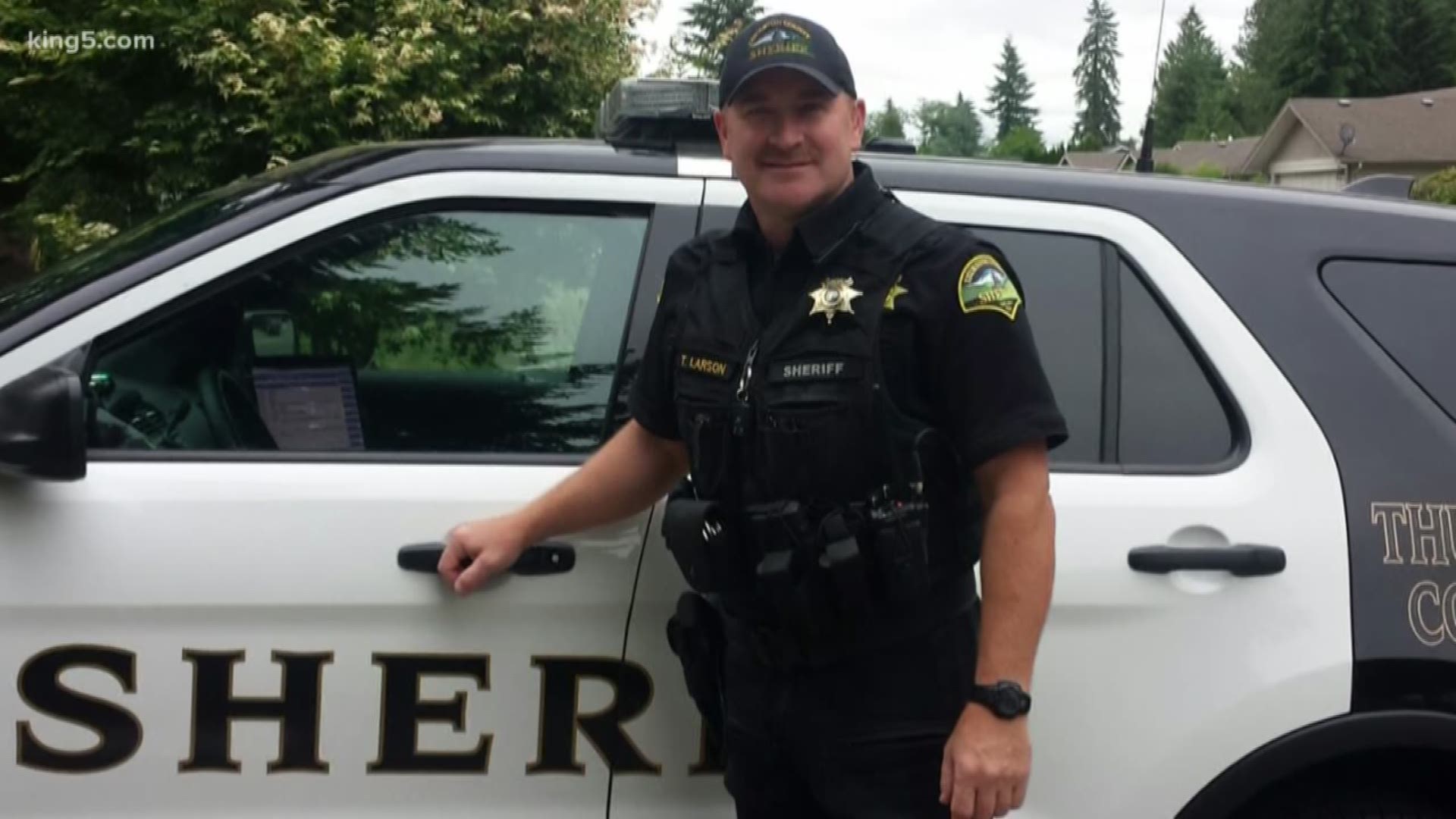 The family of a Thurston County Deputy is asking for your prayers after Deputy Troy Larson suffered a stroke last week. He is now in a coma at Harborview.
