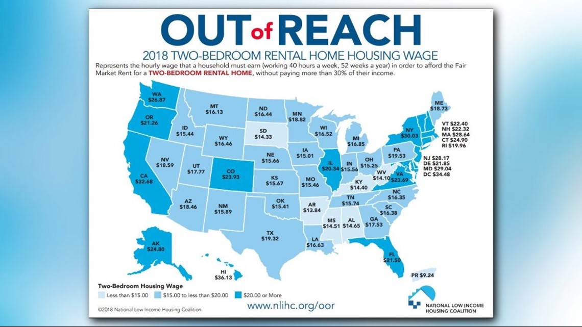 This is how much you need to earn for rent in Washington