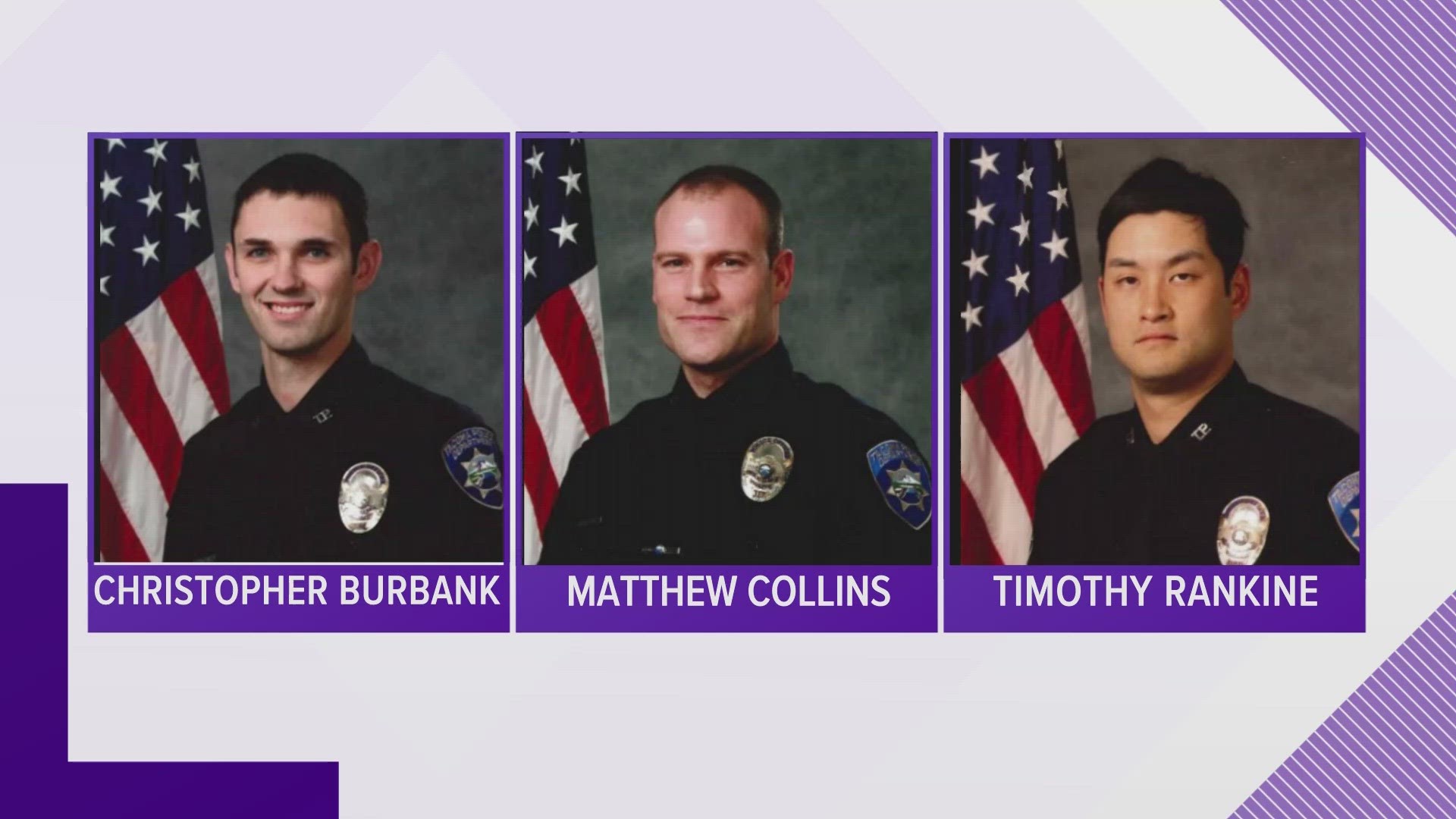 Their attorneys confirmed to KING 5 that the officers were exonerated of wrongdoing by a TPD internal affairs investigation.