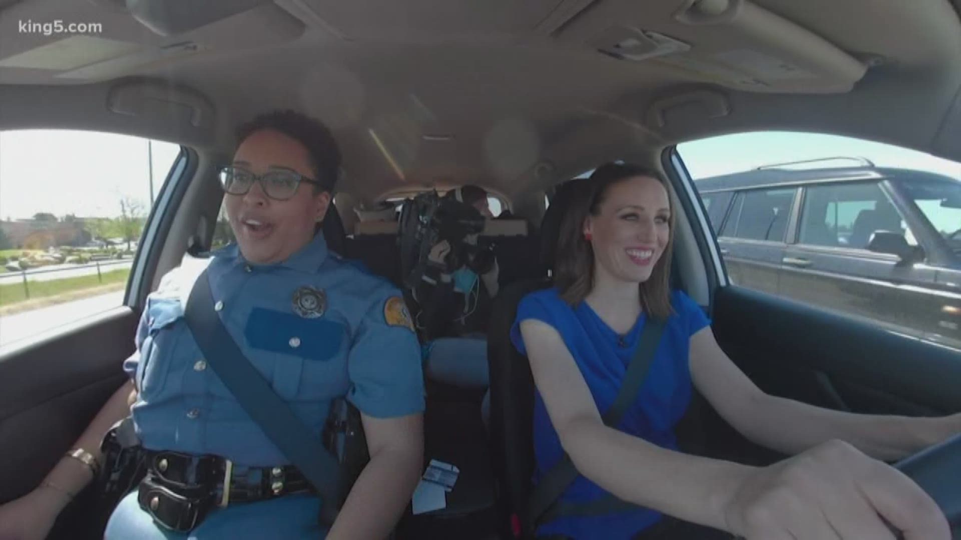 Distracted driving is often thought to be, talking or texting on your phone. In reality, it can be anything that keeps your attention off the roadway and what's ahead. Kaci Aitchison is behind the wheel with Washington State Patrol's Trooper Batiste, for a much needed conversation about distracted driving.