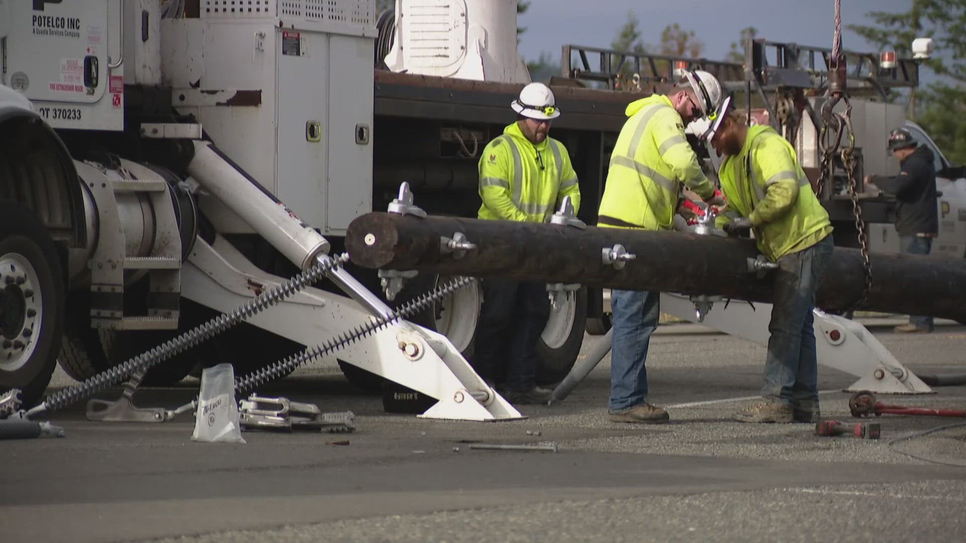 Enumclaw residents are battling power outages and fallen trees after the Nov. 19 wind storm. 