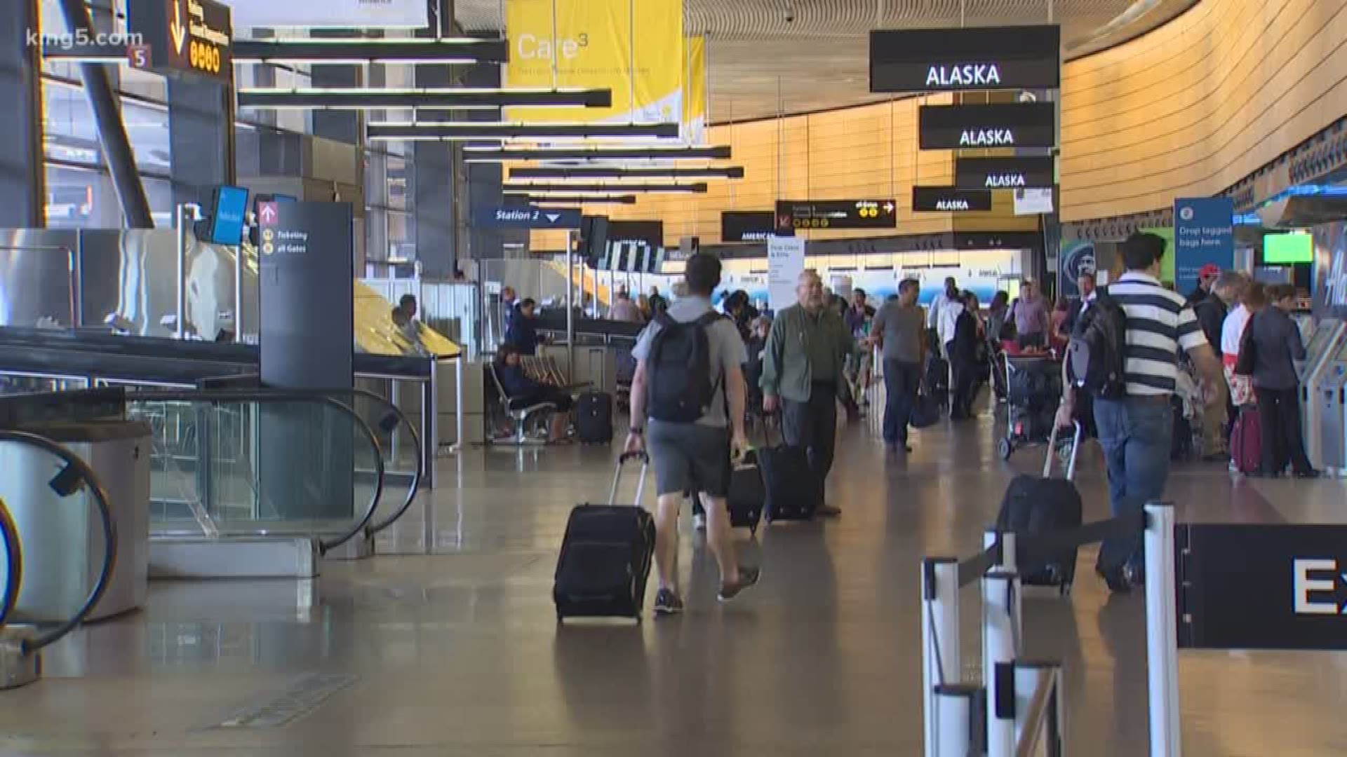 Sea-Tac is expecting to move nearly a half a million passengers over the course of the long holiday weekend.