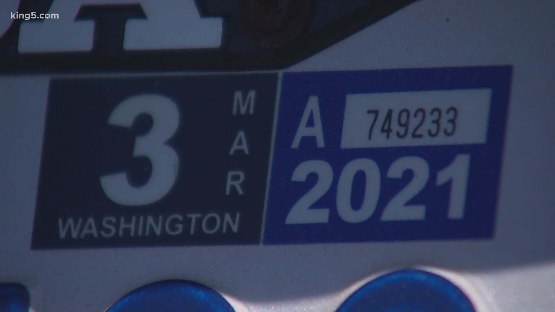 Washington residents facing job loss or furloughs currently cannot expect relief for steep car tab expenses, though Gov. Inslee said he'd consider that.