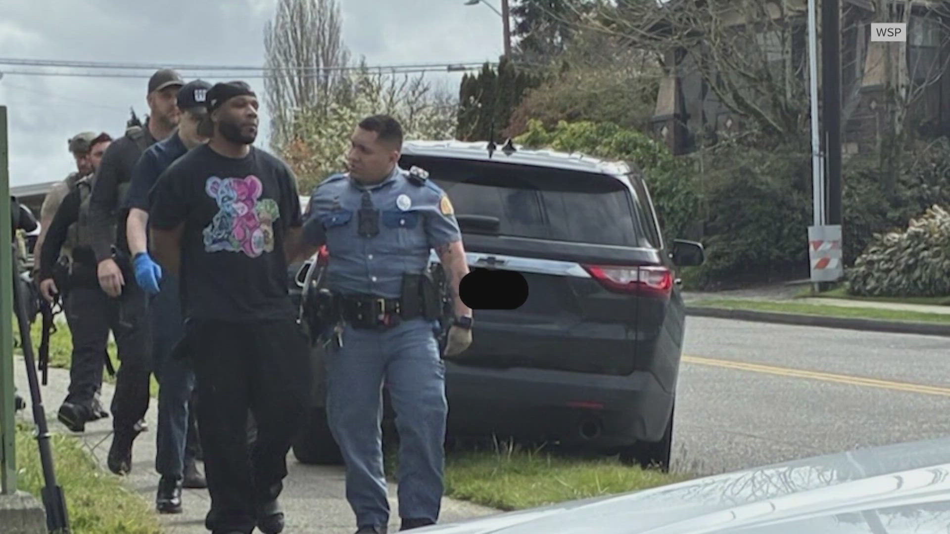 According to the Washington State Patrol, the man charged in the 2017 I‑5 crash in Kent was arrested in West Seattle on Thursday.