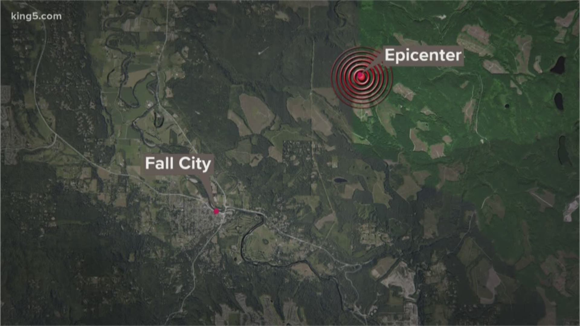 A magnitude 3 earthquake was recorded about 3.6 miles from Fall City on Dec. 19, 2019 around 4:40 a.m., according to the U.S. Geological Survey.
