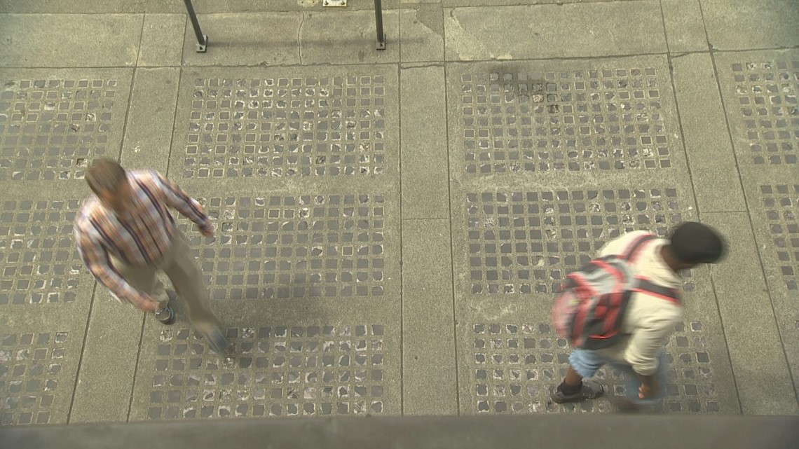 Historic glass sidewalks in Pioneer Square are simply stunning | king5.com