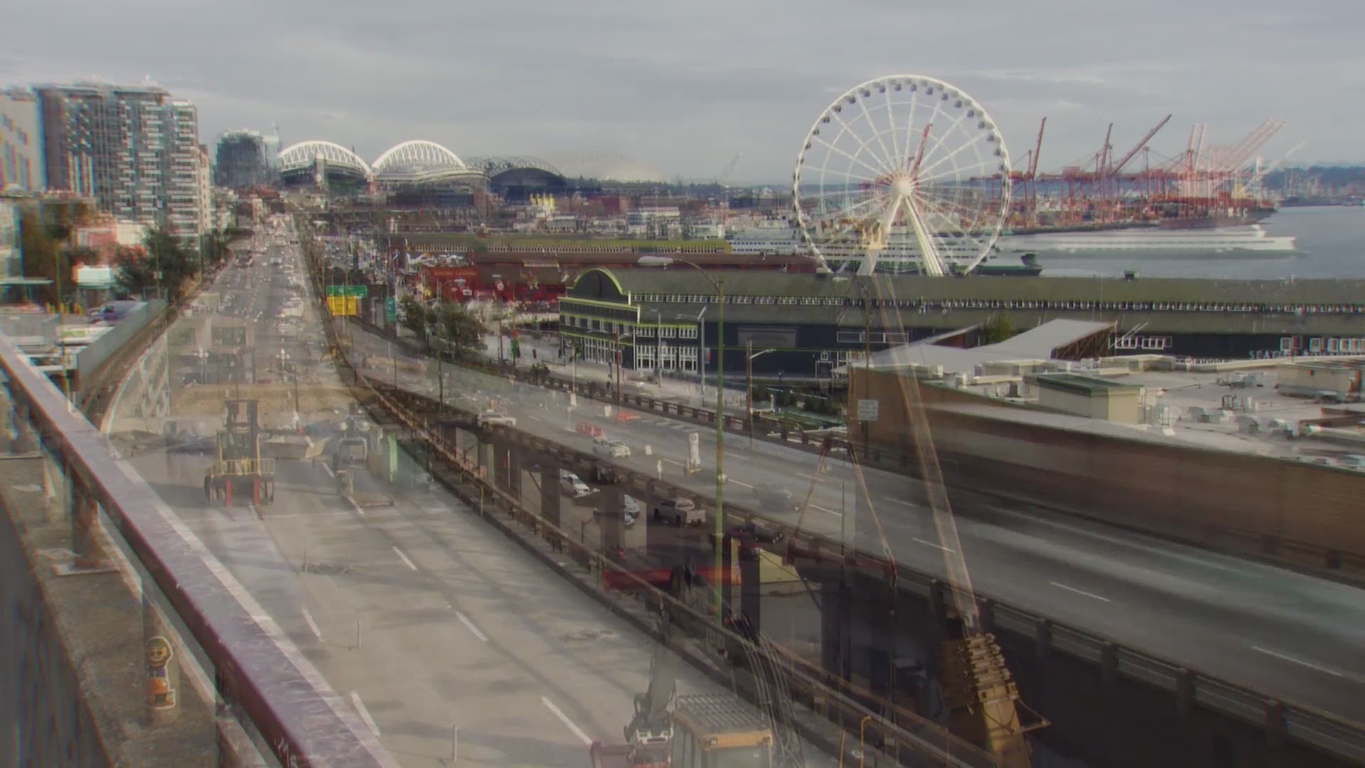 Timelapse gives you a look at the before and after of the demolition of the Alaskan Way Viaduct in Seattle.