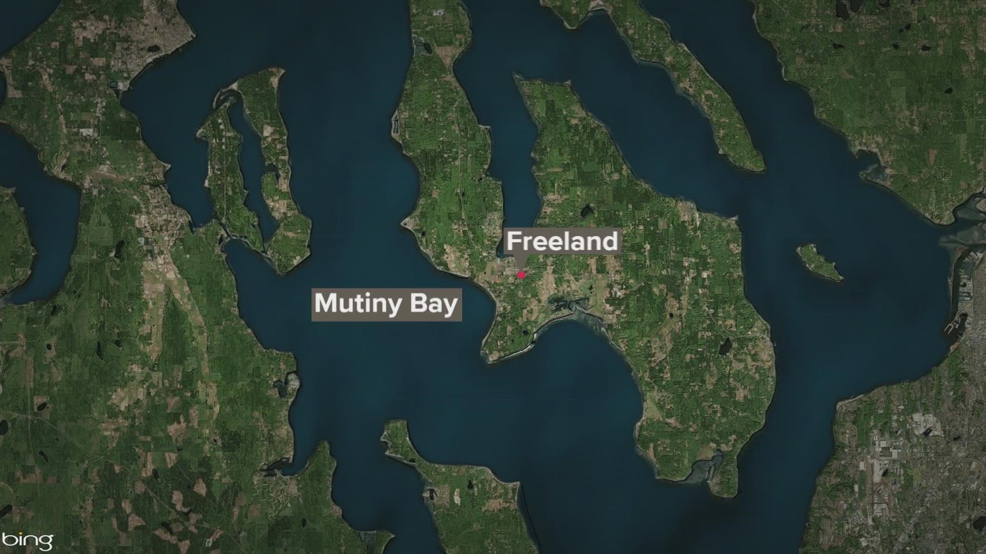 U.S. Coast Guard crews respond to report of plane crash west of Whidbey