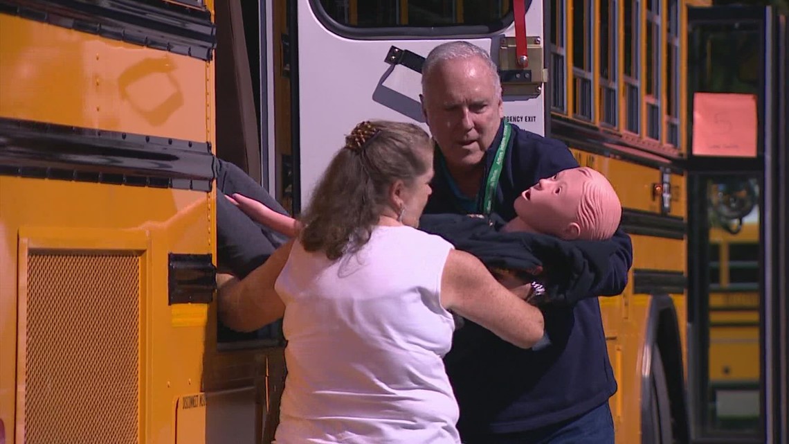 Bellevue School District bus drivers undergo emergency response ...