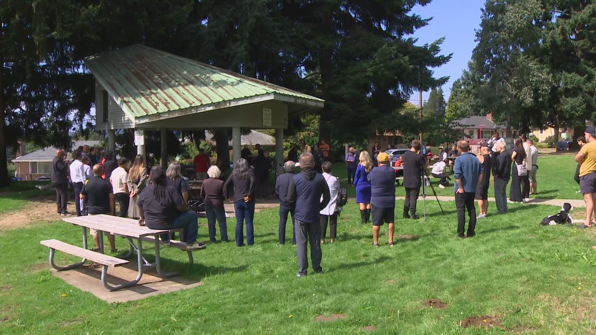 The gathering comes after recent violent crimes, including 14 robberies that happened between June and August in areas like Rainier Valley and Beacon Hill.