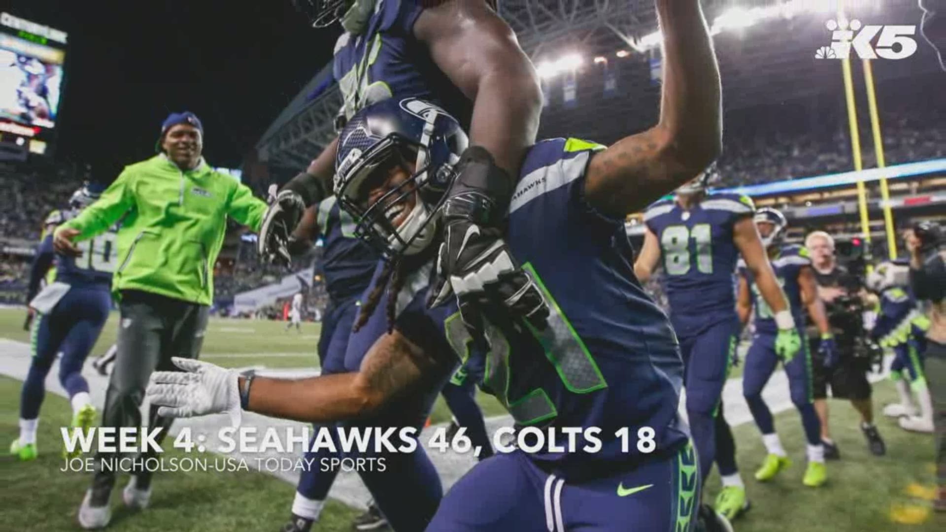 seahawks action green uniforms