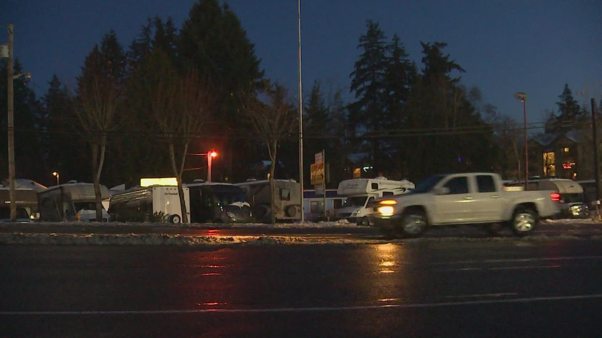 A suspect has been taken into custody for vehicular homicide after he allegedly struck a man who was shoveling snow along State Route 99 in Everett on Dec. 3.