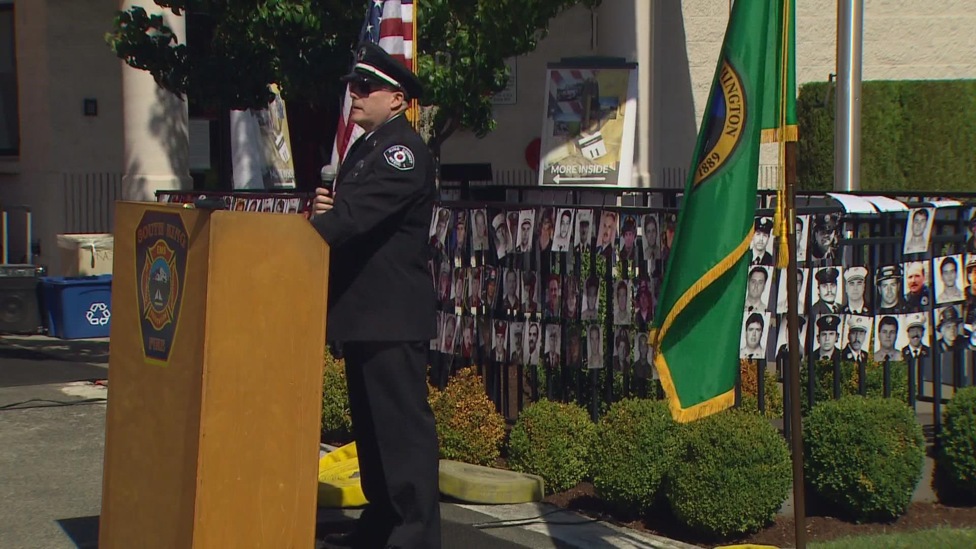 Speakers fondly remembered how the country came together in the aftermath of the attacks.