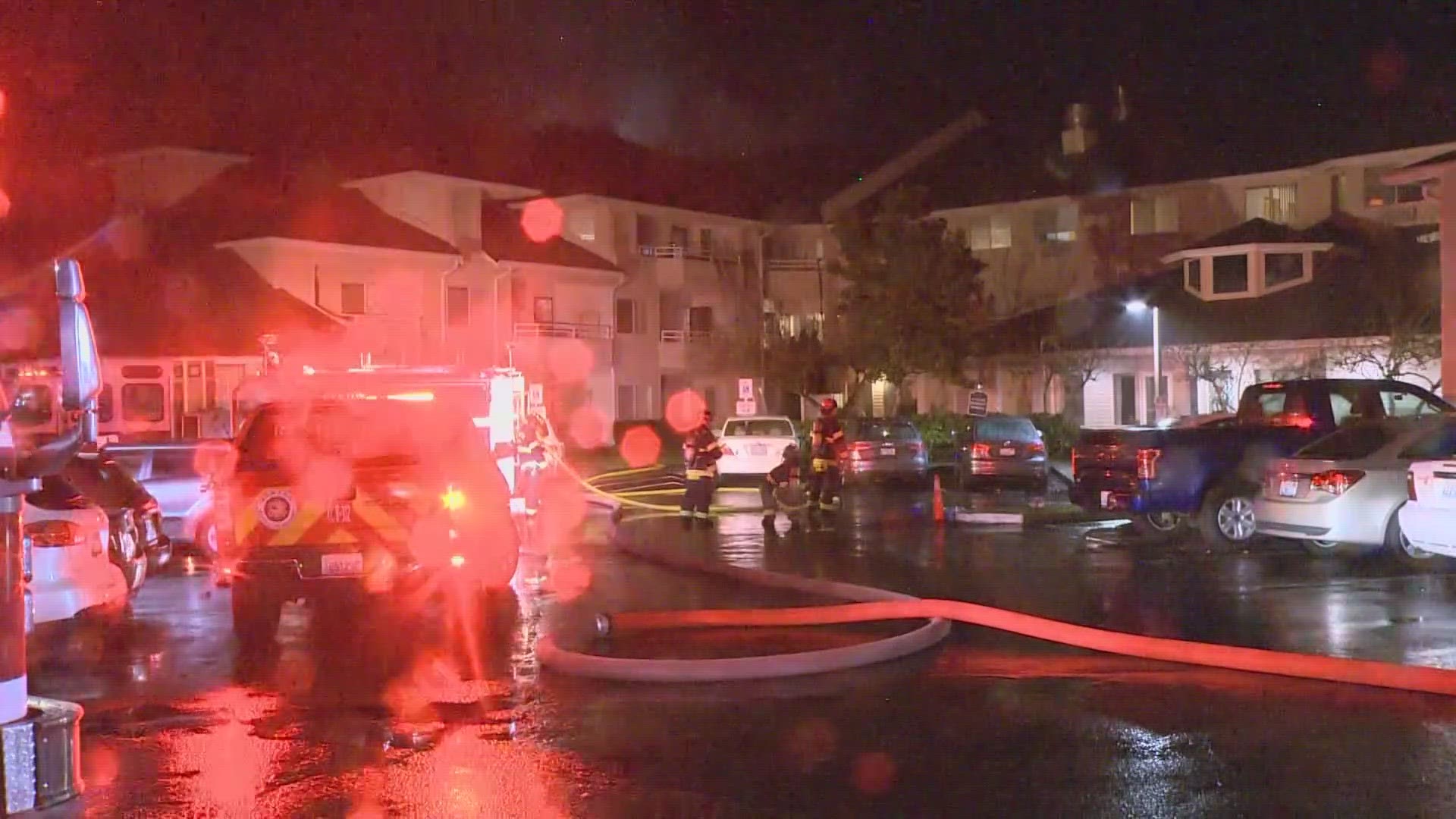 Eleven units at Solstice Senior Living were impacted, however, only one was damaged by the fire itself.