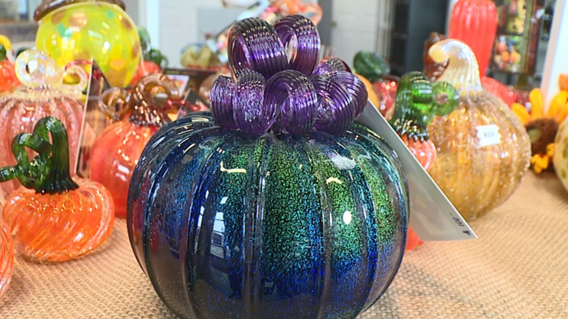 It's (glass) pumpkin season at Glassblowing Studios