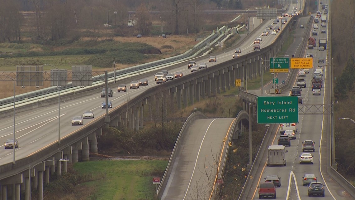 Westbound US 2 trestle near Everett closed this weekend