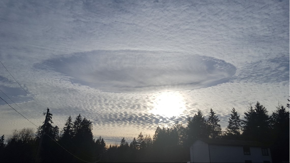 What are hole punch clouds?