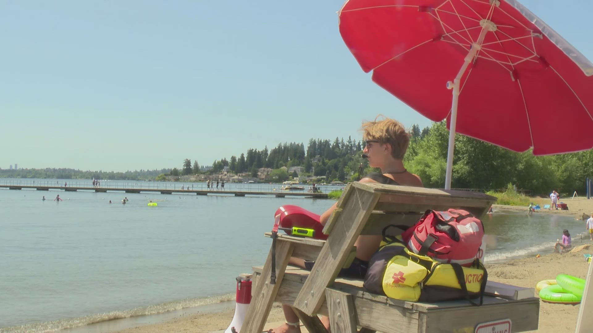 A city spokesperson said competitive wages and the opportunity to rise up the ranks are reasons why all 90 of their lifeguarding positions are filled.