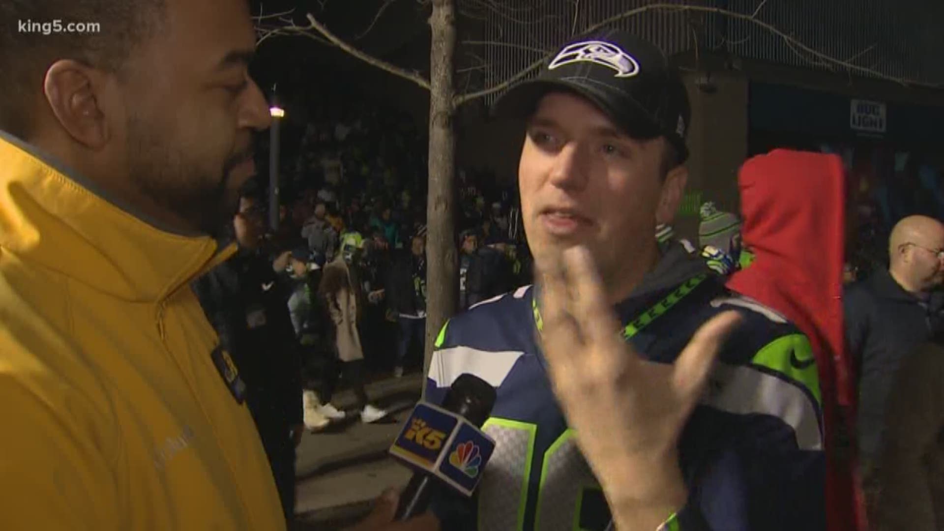 Seattle Seahawks fans talk about Sunday night's 26-21 loss to the San Francisco 49ers. KING 5's Tony Black reports.