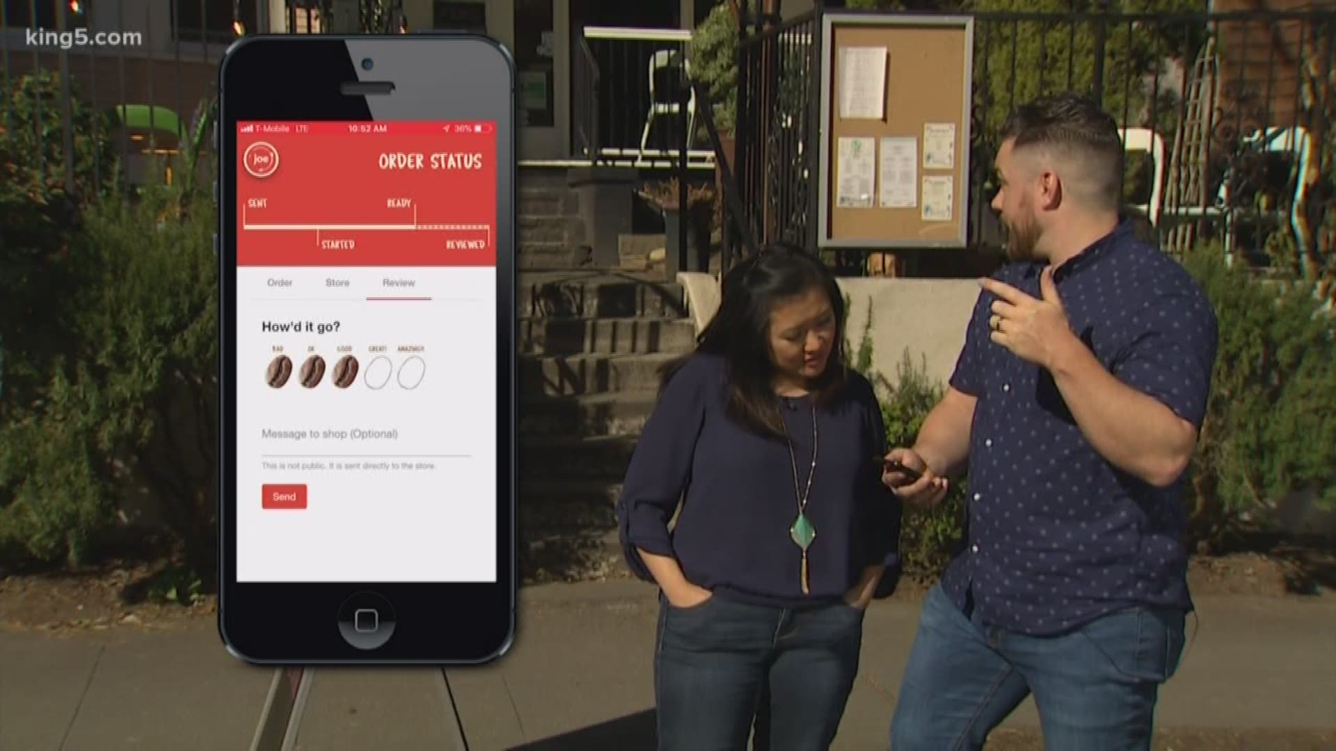 Now you can make mobile orders on your phone at your favorite independent coffee shops! KING 5's Michelle Li shows viewers how the Joe Coffee app can make going to your local coffee shop more convenient.