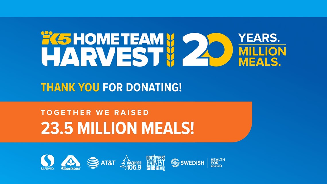 The 20th year of Home Team Harvest Raises 23.5 Million Meals
