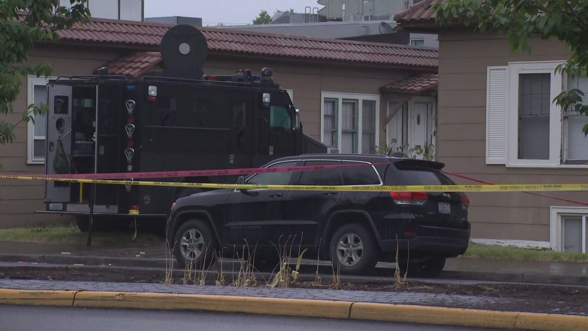 Auburn police officers and the King County Sheriff's Office SWAT team had responded to serve a "high-risk" eviction order when the shooting happened.