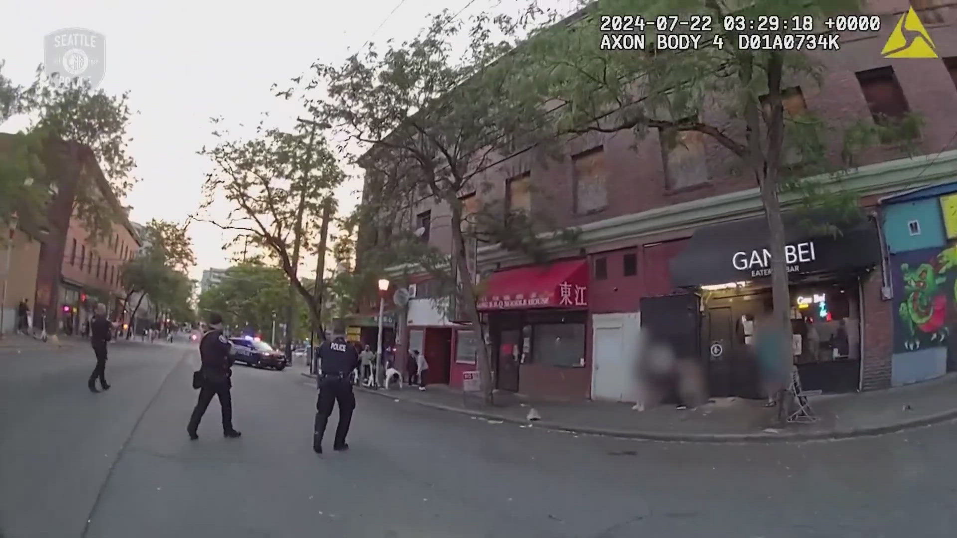 Bodycam footage shows arrest of young teens after they allegedly ...