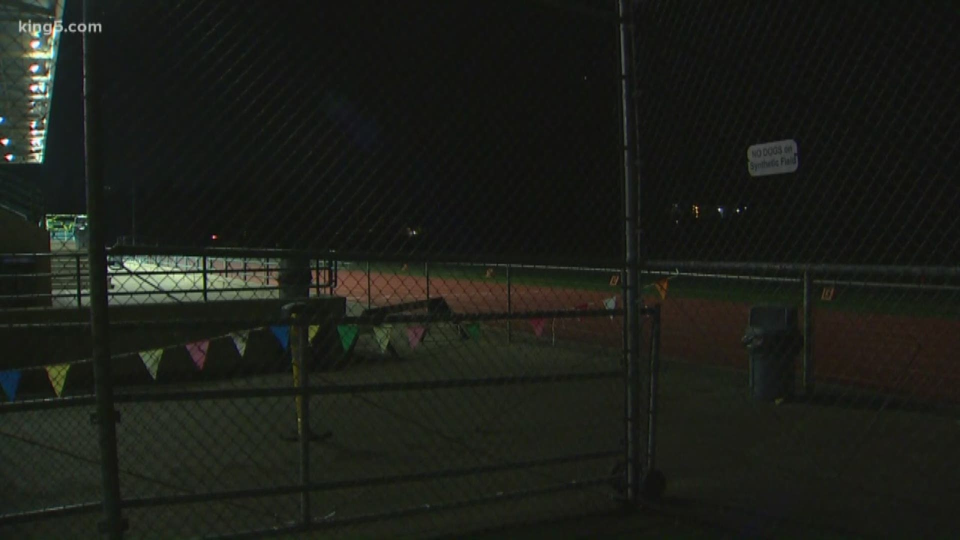 The Lynnwood vs. Meadowdale football game had to be postponed after half the field lights didn't work.