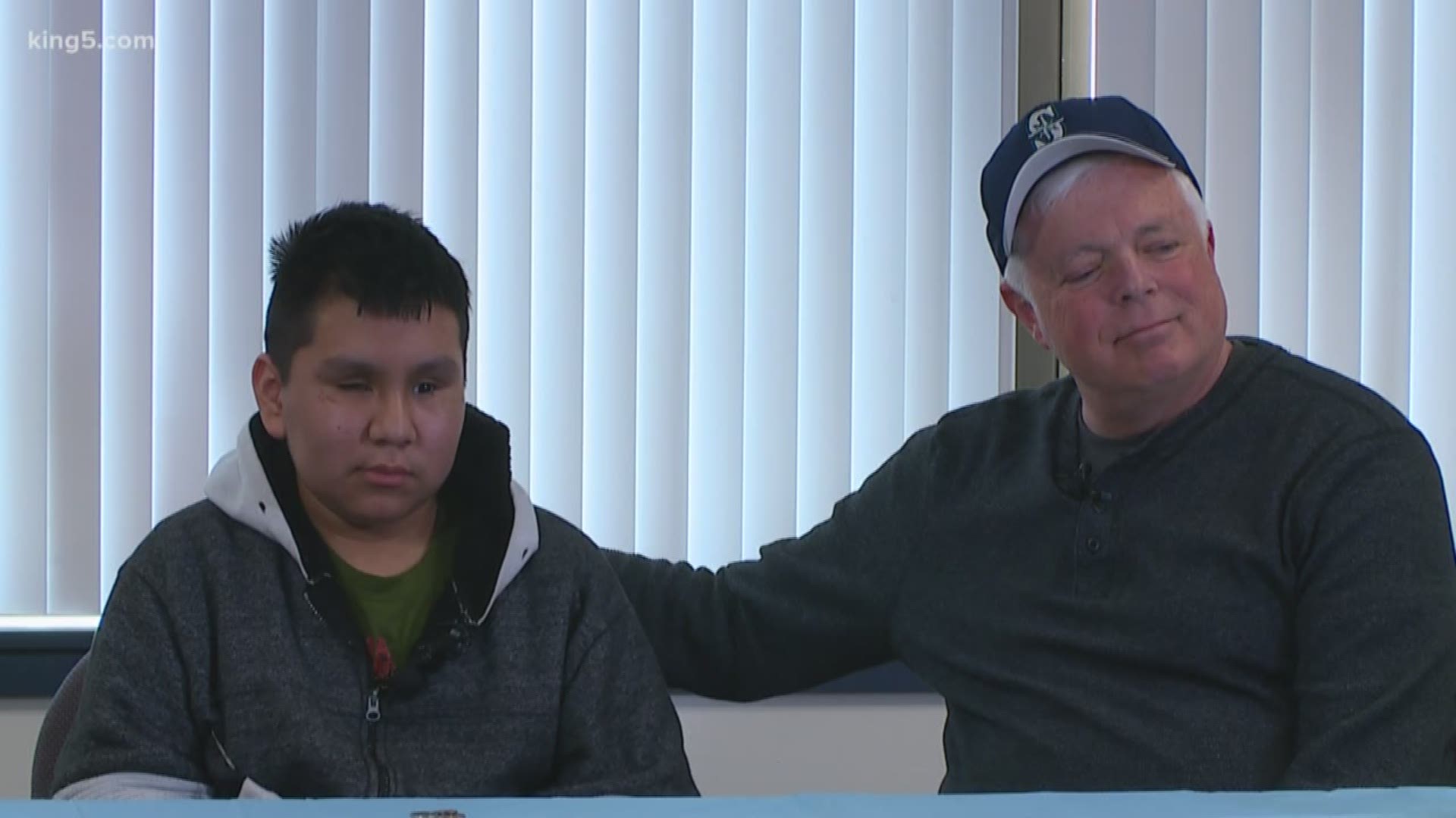 A 14-year-old and a retired Mount Vernon police officer share a unique bond. They are both learning how to navigate life without eyesight, and today, they were able to meet for the first time. KING 5's Ted Land has the story.