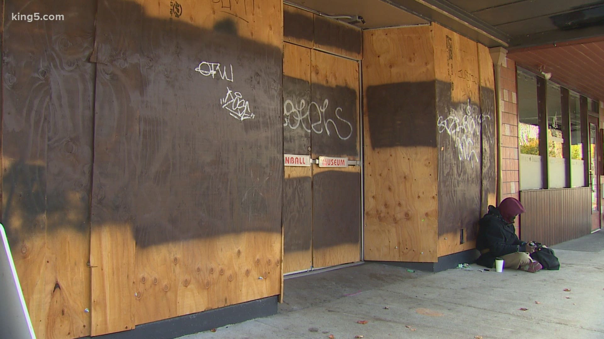 Many Olympia businesses boarded up when COVID hit, and stayed shuttered during violent protests this summer. Now owners are worried about election unrest.