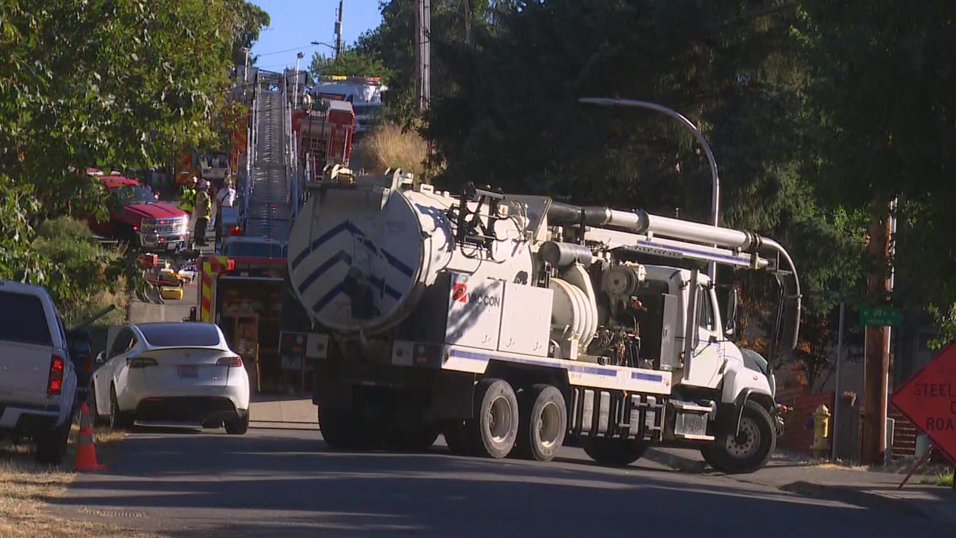 One person was killed at a work site in Renton on Sept. 7.