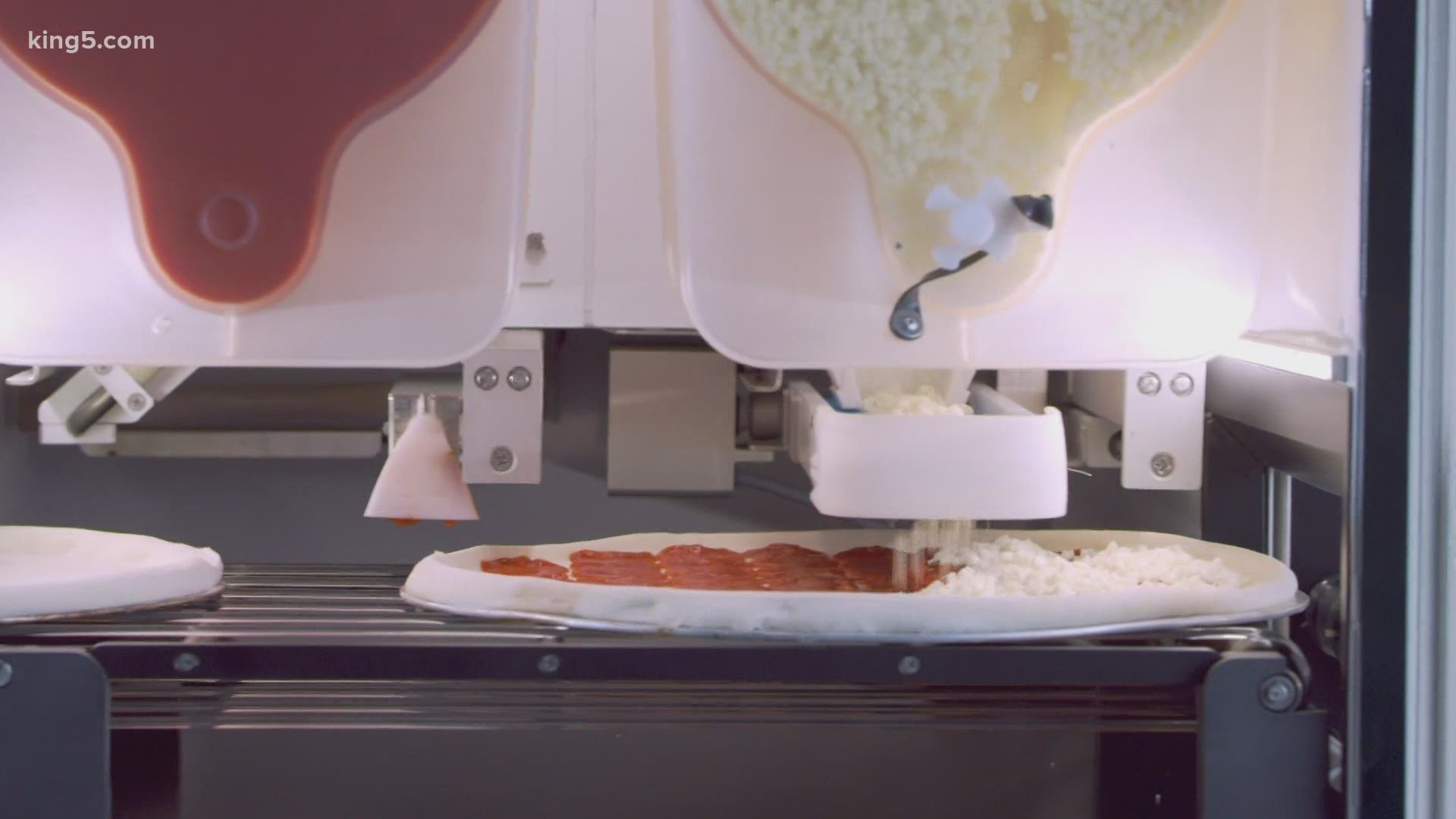 Jobtilbud illoyalitet Søg The world now is ready for this pizza-making robot made in Seattle |  king5.com