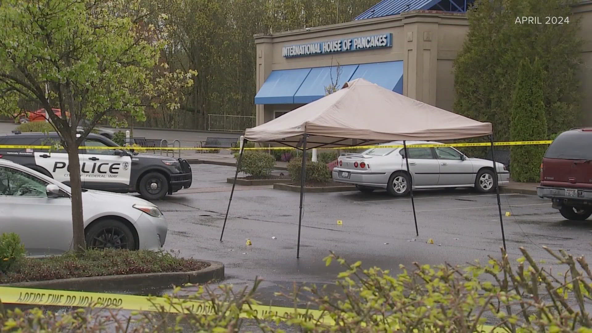 Investigators believe the suspect shot and killed his 2-year-old cousins outside a Federal Way IHOP.