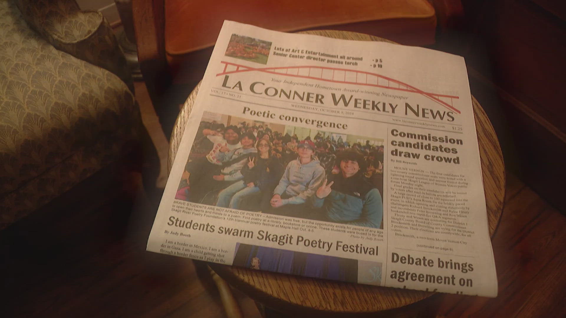 The La Conner Weekly is believed to be the longest-continuously published weekly newspaper in the state.