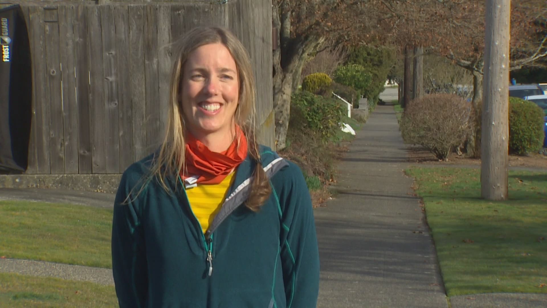 Over her year of running, Susan Curran traveled 440 miles with 45,000 feet of elevation gain. That's higher than Mount Everest.