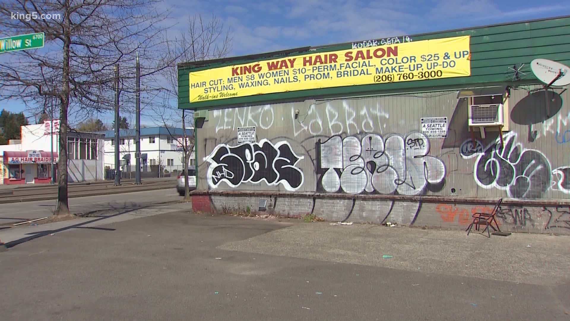 Some Seattle businesses that have been closed since Gov. Inslee's stay-at-home order was issued are now dealing with a new problem: vandals and graffiti.