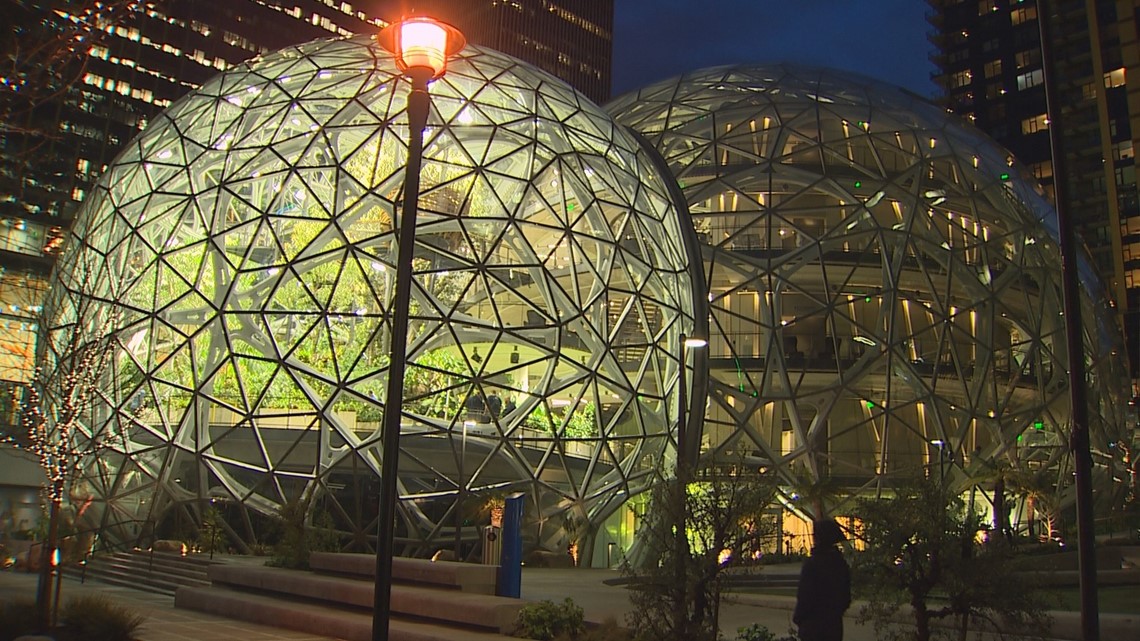 Amazon S Urban Oasis The Spheres Unveiled King5 Com