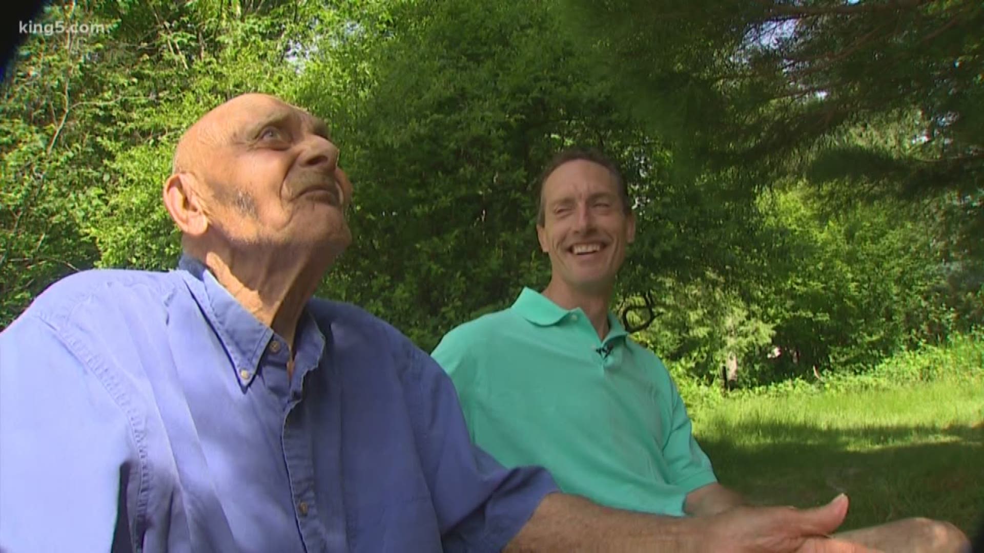 A 96-year-old is grateful for life-- and shares his stories and journey with a once-stranger.