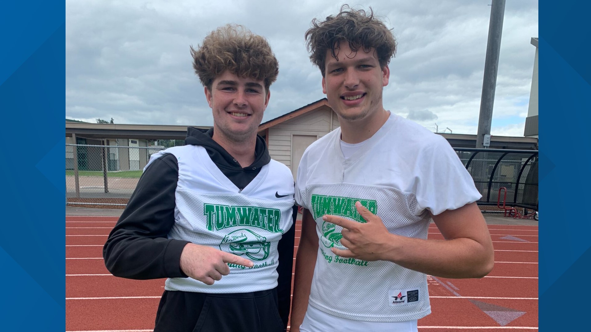 Tumwater tight ends Ryan Otton and Austin Terry are both nationally ranked and one of the best tight end duos in the state.