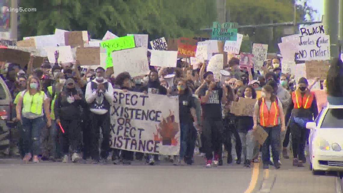 Friday Protests Over Deaths Of George Floyd And Manuel Ellis Across Friday Protests Over Deaths Of George Floyd And Manuel Ellis Across