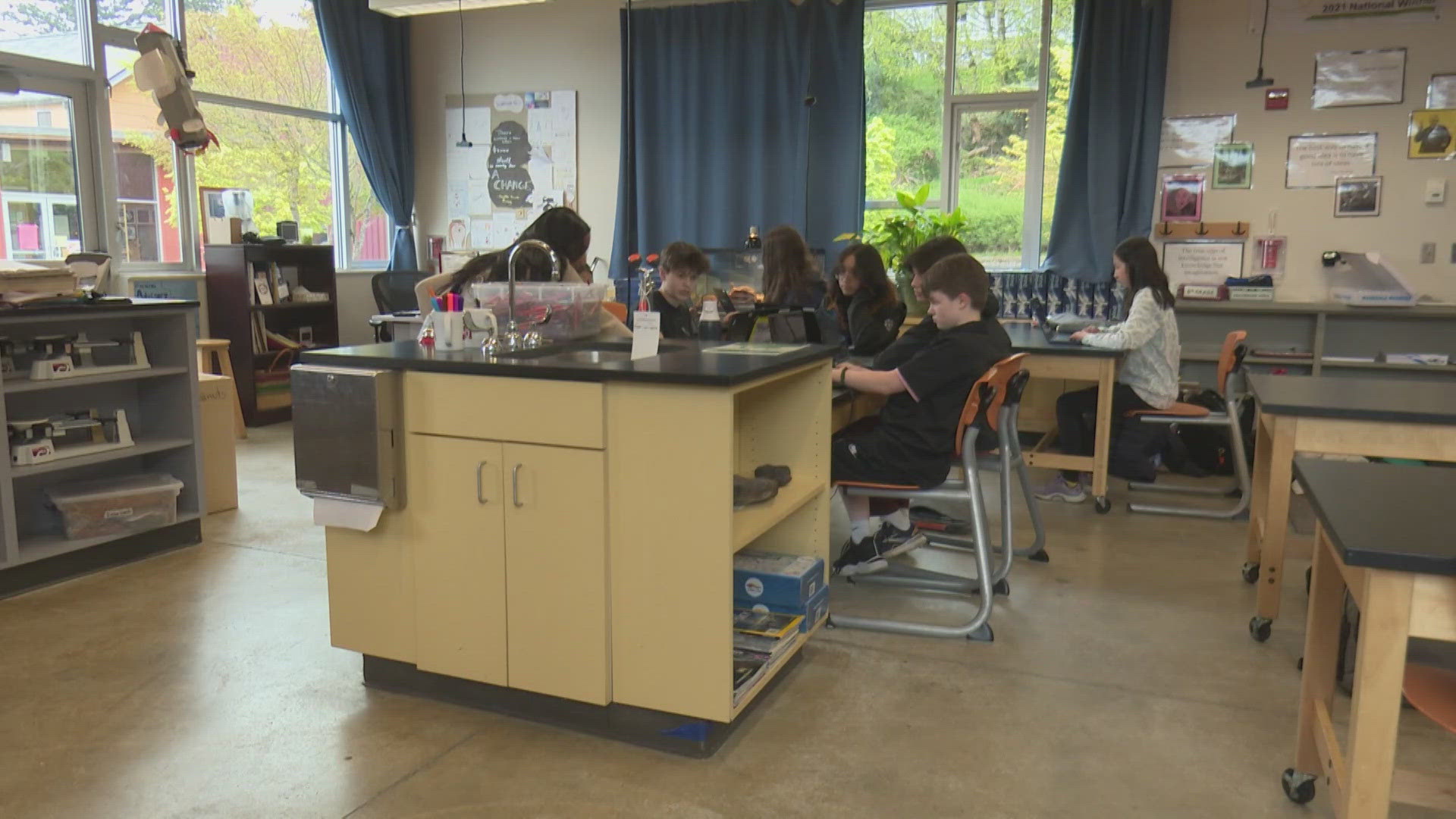 Eleven students from Open Window School in Bellevue will conduct a science experiment in space as part of a NASA program.
