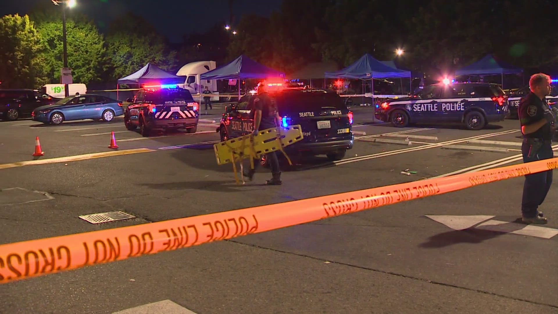 The Rainier Beach Public Safety meeting happens weekly but had a much larger turnout than usual after five were injured in a shooting at an event to deter violence.