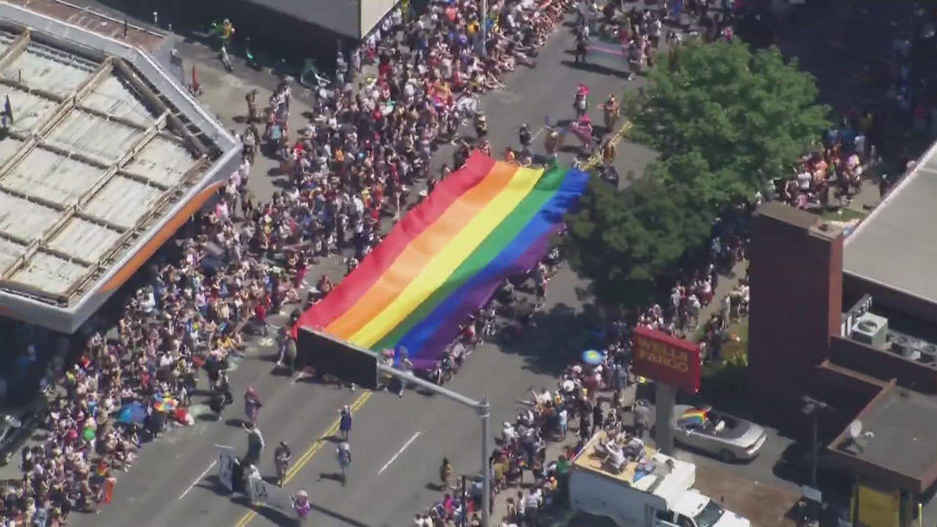 Celebration in Volunteer Park heralds a month of events, culminating in the much-beloved Seattle Pride Parade. 