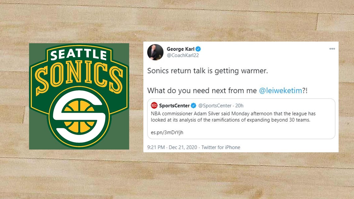 Legendary Sonics coach wants to help Seattle, if NBA expands