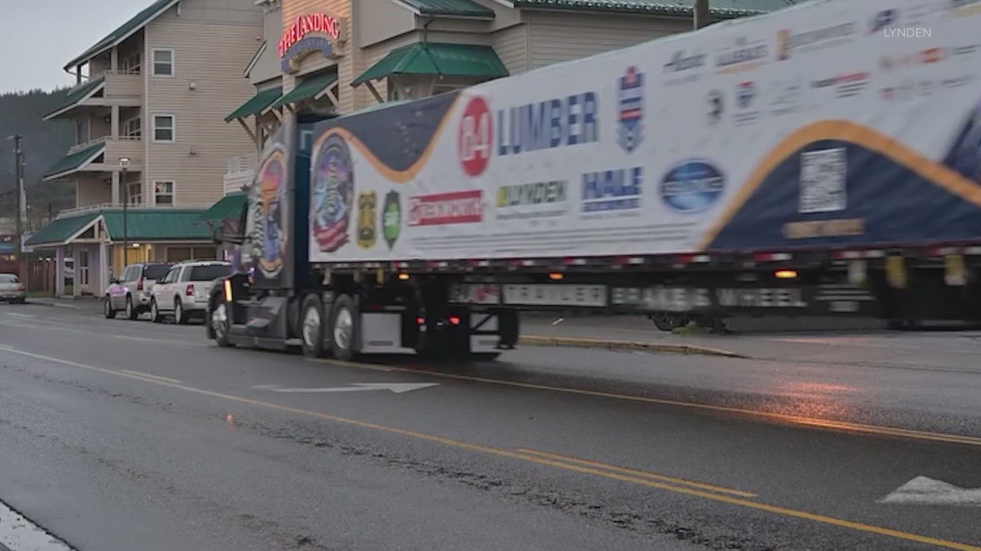 Whatcom Co.-based Lynden Transport was selected to transport the Capitol Christmas tree from Ketchikan, AK all the way to Washington D.C.