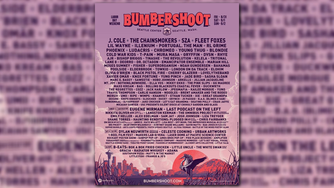 Bumbershoot announces 2018 lineup