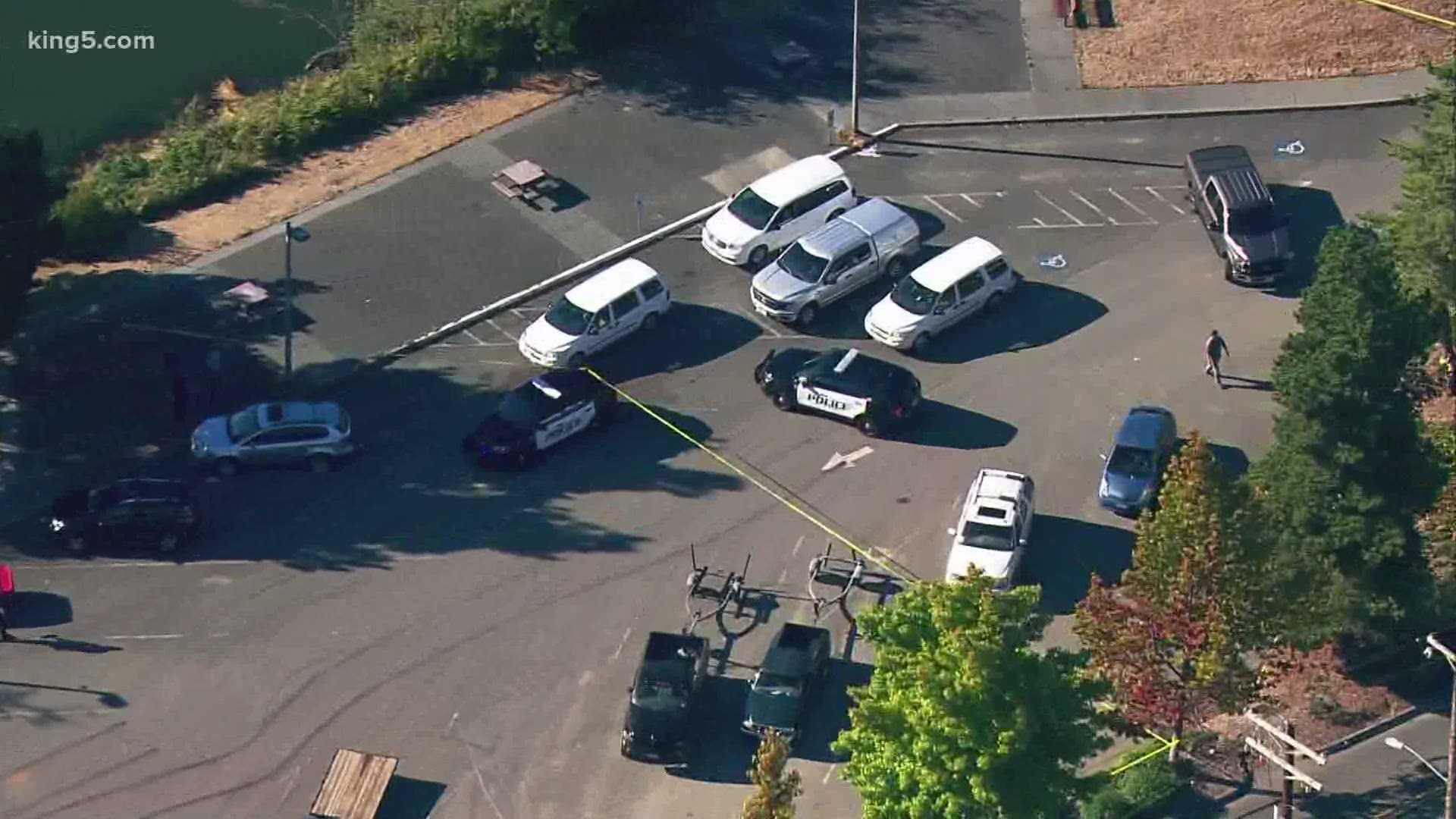 A man was fatally shot at Everett's Langus Riverfront Park on Monday afternoon.