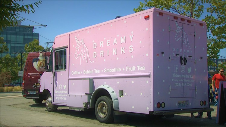 Instagram foodie heaven at Seattle's first bubble tea food truck